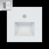 GXLL70414 step light sunny PIR biele schodové svietidlo led 1,5W do múru so štvorcovou krabicou