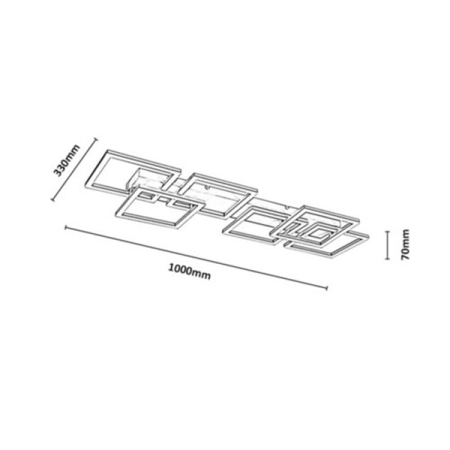71500 Fatma svietidlo led 40W 3500lm