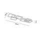 71500 Fatma svietidlo led 40W 3500lm