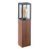 7196 Wales outdoor svietidlá IP44  1xE27 farba dub 42cm