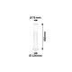 8263 inox torch  outdoor svietidlá IP44  1xE27 45cm