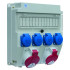 R-BOX 320  Rozvodnica 5P 1x32A,1x16A,4x250V 