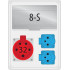 R-BOX SLIM 16/5,32/5,2x250 B.SLIM-8S-5BR