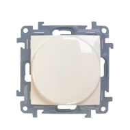  CS9LA.01/41 Stmievač pre stmievateľné LED, tlačidlovo-otočný, jednopólový krémová 230V V schodiskovom systéme:Áno