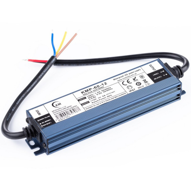 30 Napájací zdroj KMP-60-12 12V IP65